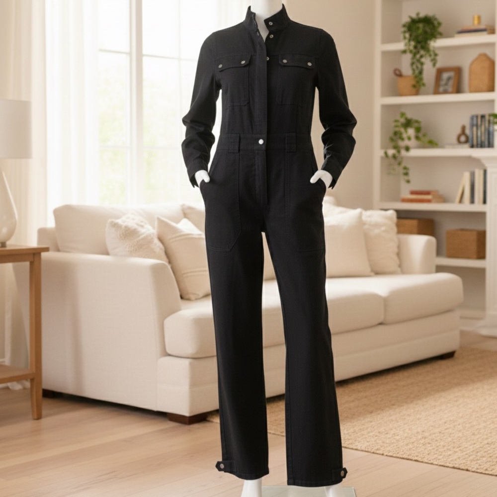 New unpublished by anthropologie black jumpsuit women’s size S